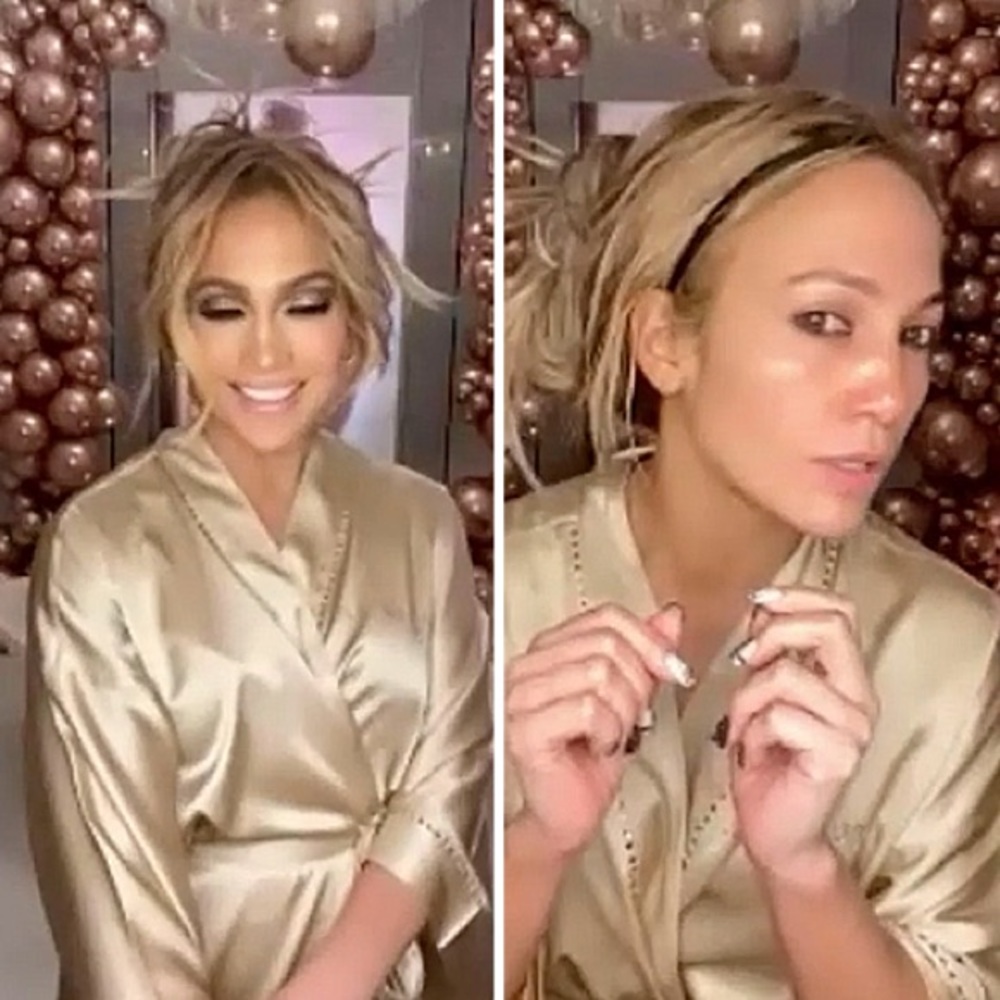 J Lo Beauty Silk Robe